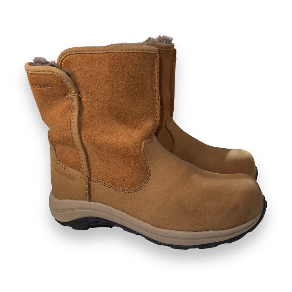 Columbia Bangor Omni-Head Waterproof Boots Brown BL2744-286 Women's 5 - Picture 4 of 10